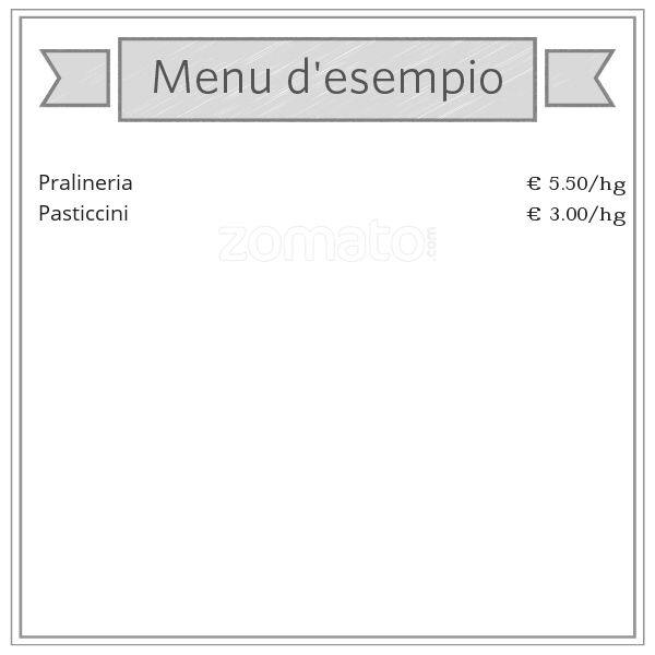 Menu di Pasticceria Gelateria Berti dal 1954 