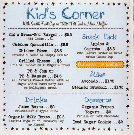 Start Restaurant menu