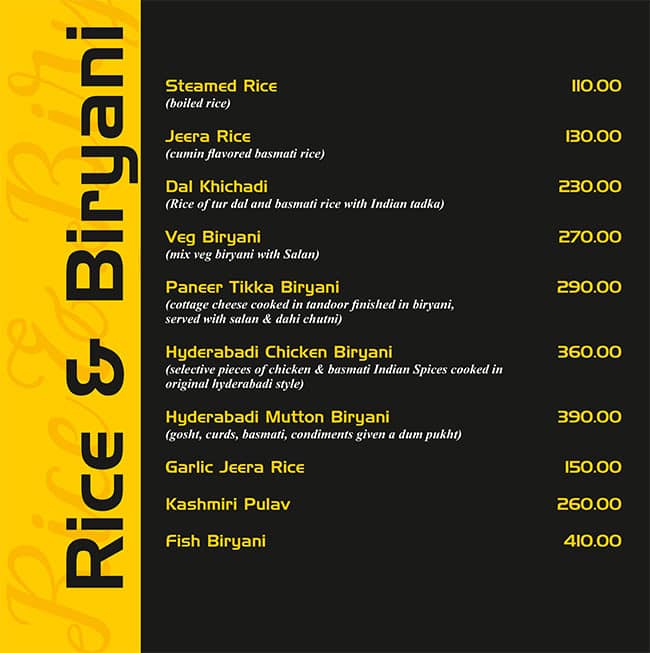 Liberty Family Restaurant menu