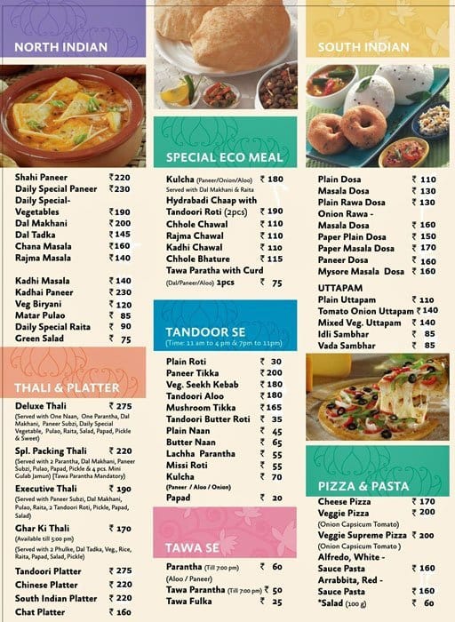 Bikanervala menu, Menu restauracji Bikanervala, Khandari, Agra Zomato