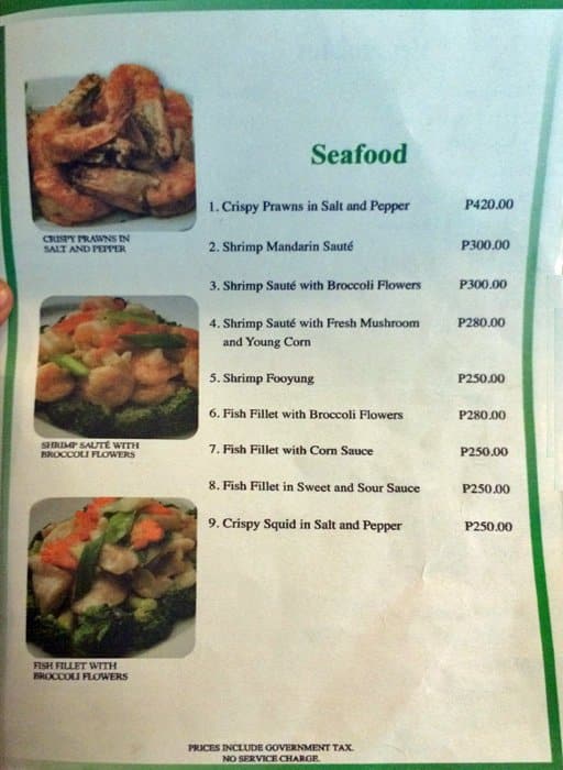 Menu At Jade Valley Cantonese Cuisine Restaurant Quezon City