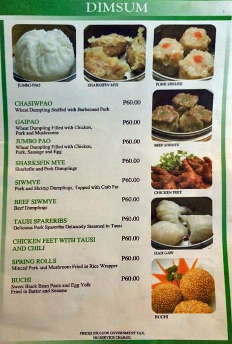 Jade Valley Menu Menu For Jade Valley Tomas Morato Quezon City