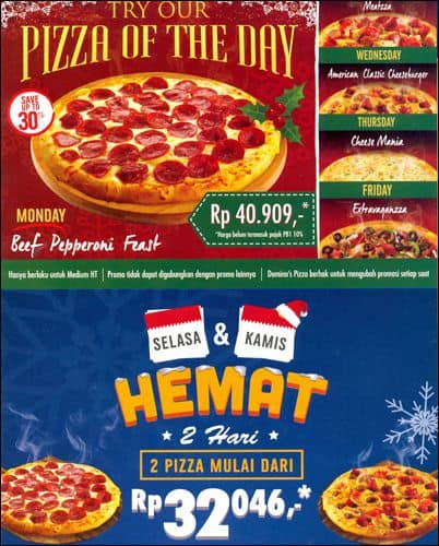 Domino S Pizza Menu Menu For Domino S Pizza Cibubur Jakarta