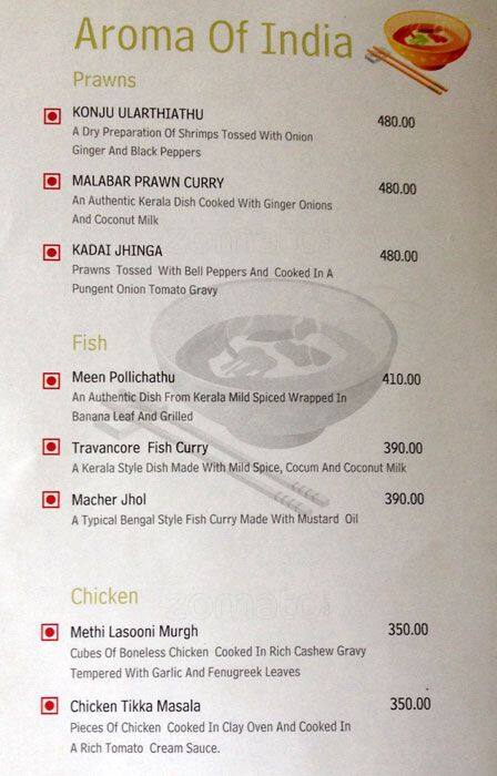 Periyar Multicuisine Restaurant menu