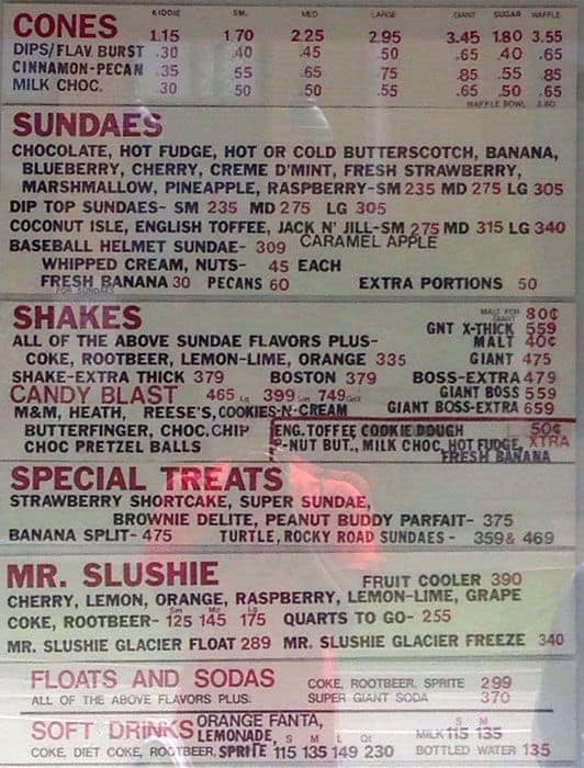 Glenview Dairy Bar Menu, Menu for Glenview Dairy Bar, Glenview, Chicago ...