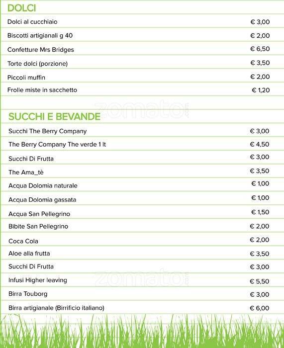 Menu di Tucano Picnic 