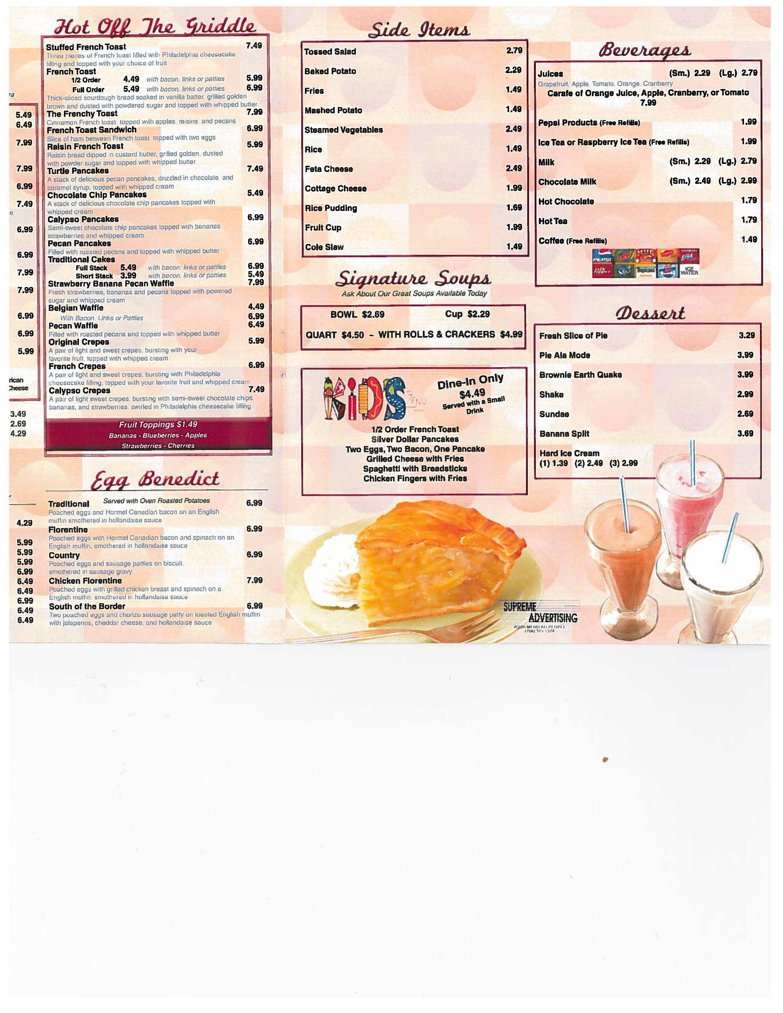 Delta Restaurant Menu For Merrillville Delta Restaurant Merrillville Menu