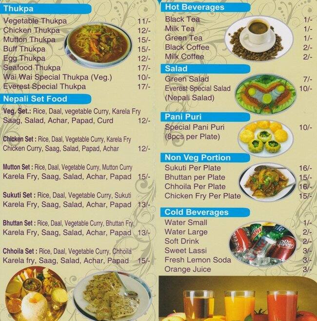 Everest Point Menu, Menu for Everest Point, Mussafah Shabiya, Abu Dhabi Zomato
