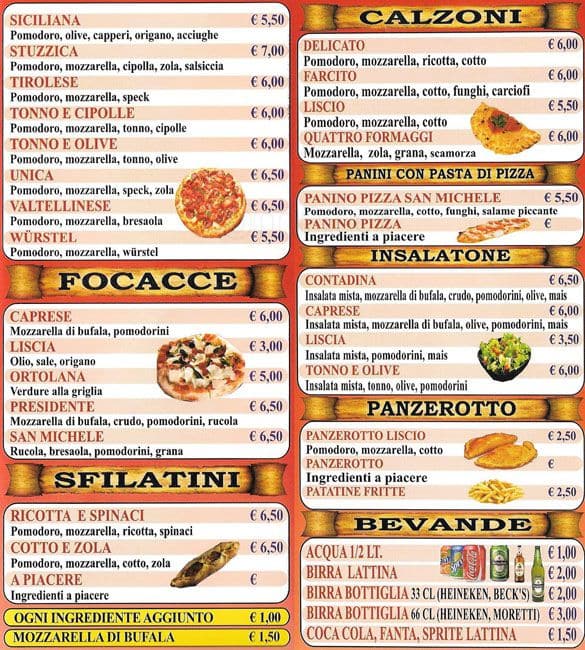 Menu di San Michele Di Mikulska Sylwia 