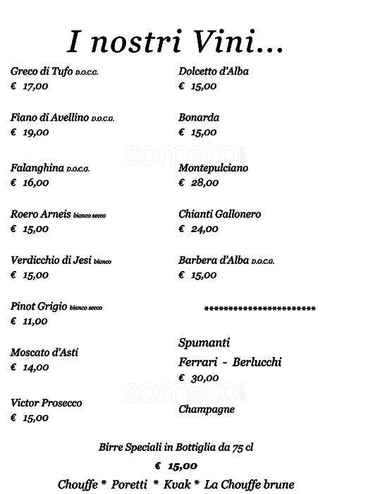 Menu di Anna e Leo 