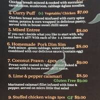 Little Thai Cafe Restaurant Menu Little Thai Cafe Restaurant Menu