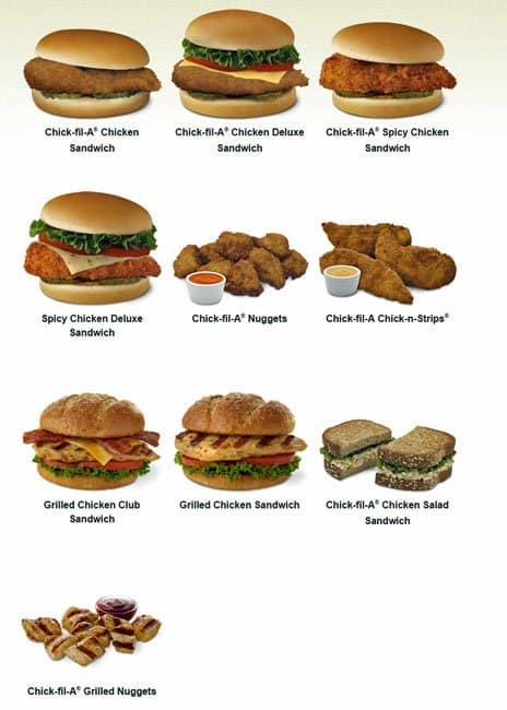 Menu At Chick fil A Fast Food Austin Research Blvd Svrd NB menu-at-chick-fil-a-fast-food-austin-research-blvd-svrd-nb