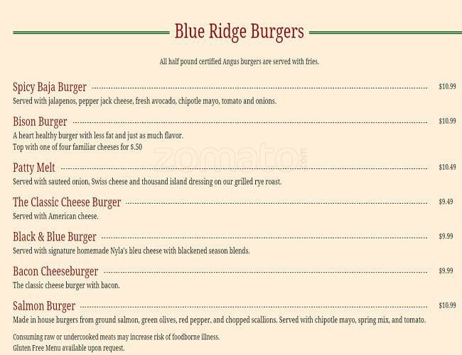 Menu at Wolfies Grill Carmel pub & bar, Carmel, Keystone Way S