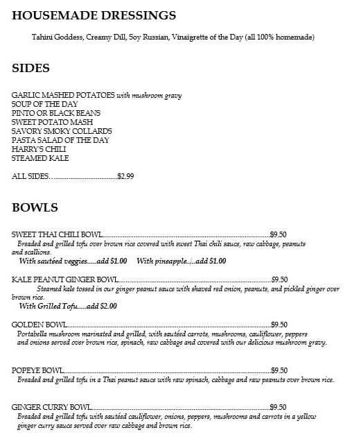 Sluggo S North Menu Menu For Sluggo S North Chattanooga Chattanooga