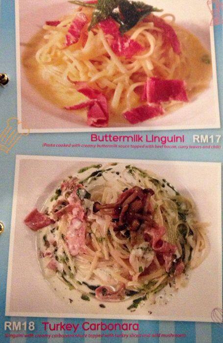 Stalkers Cafe, Dataran Sunway Menu