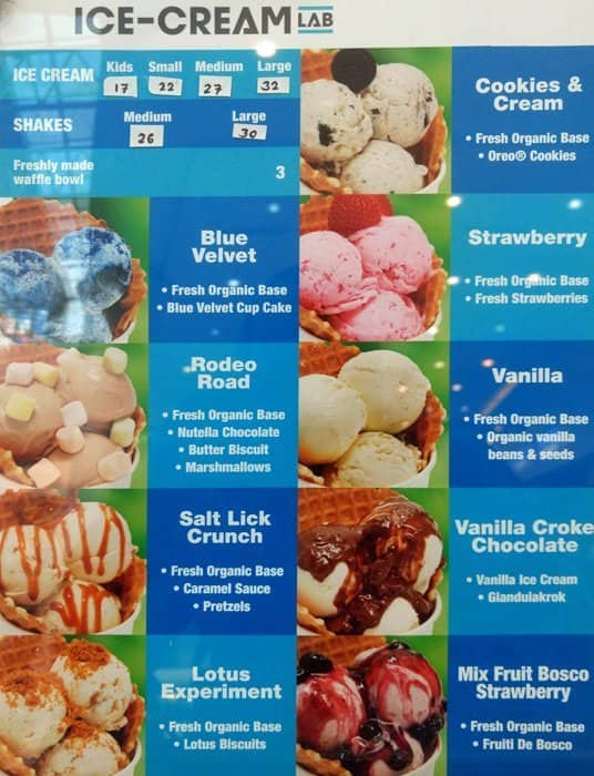 Ice Cream Lab Menu, Menu for Ice Cream Lab, Al Wahda, Abu Dhabi - Zomato