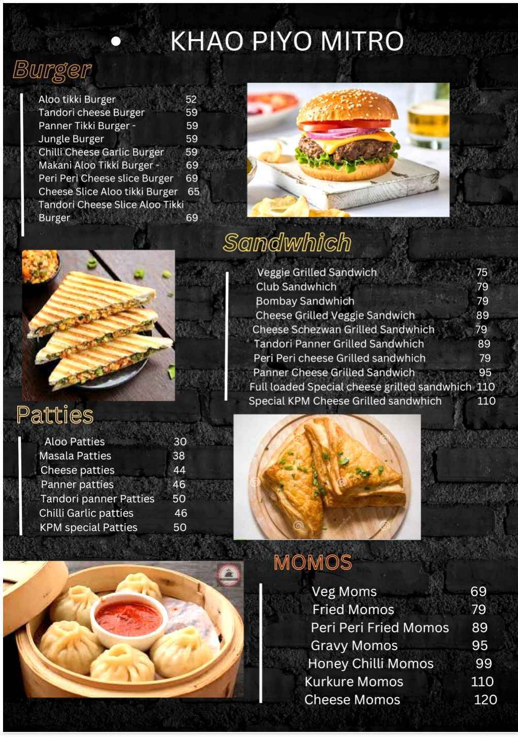 Menu of Khao Piyo Mitro, Khatipura Road, Jaipur