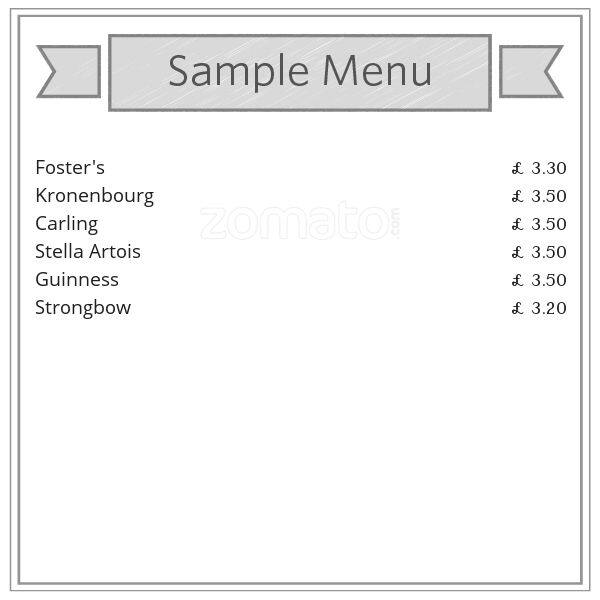 The Duchess Bar Menu, Menu for The Duchess Bar, Greenwich, London Zomato UK