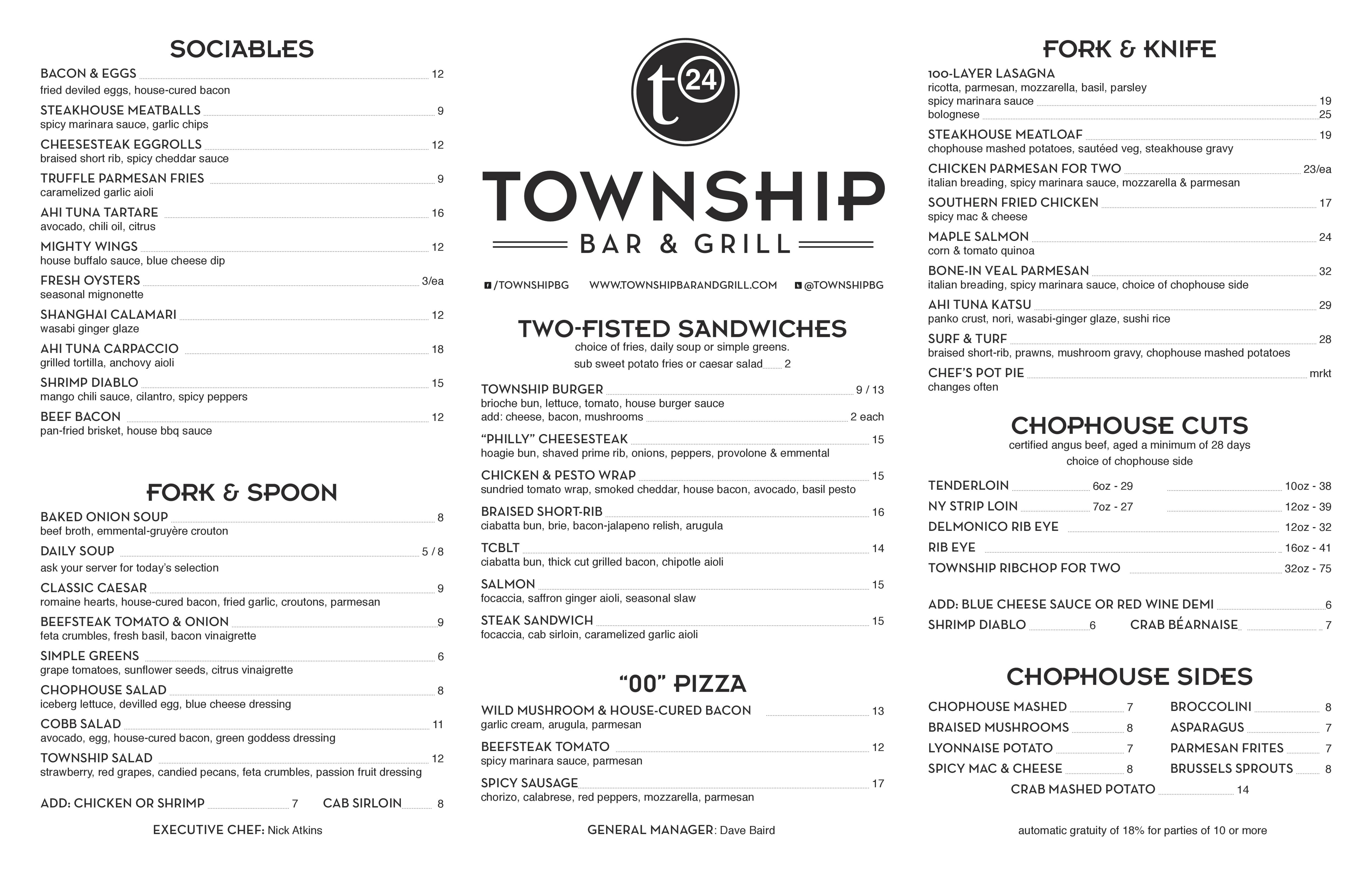 township kitchen and bar calgary