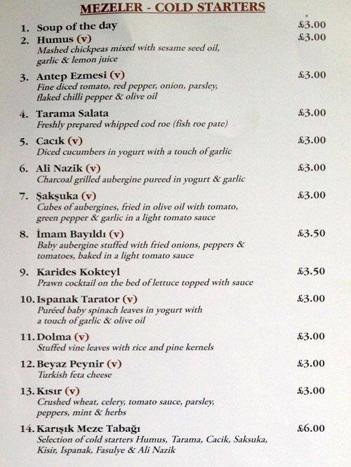 Pera Menu, Menu for Pera, North Finchley, London Zomato UK