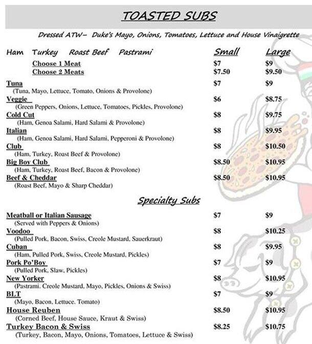 The Pizzeria Menu Menu For The Pizzeria Weaverville Asheville