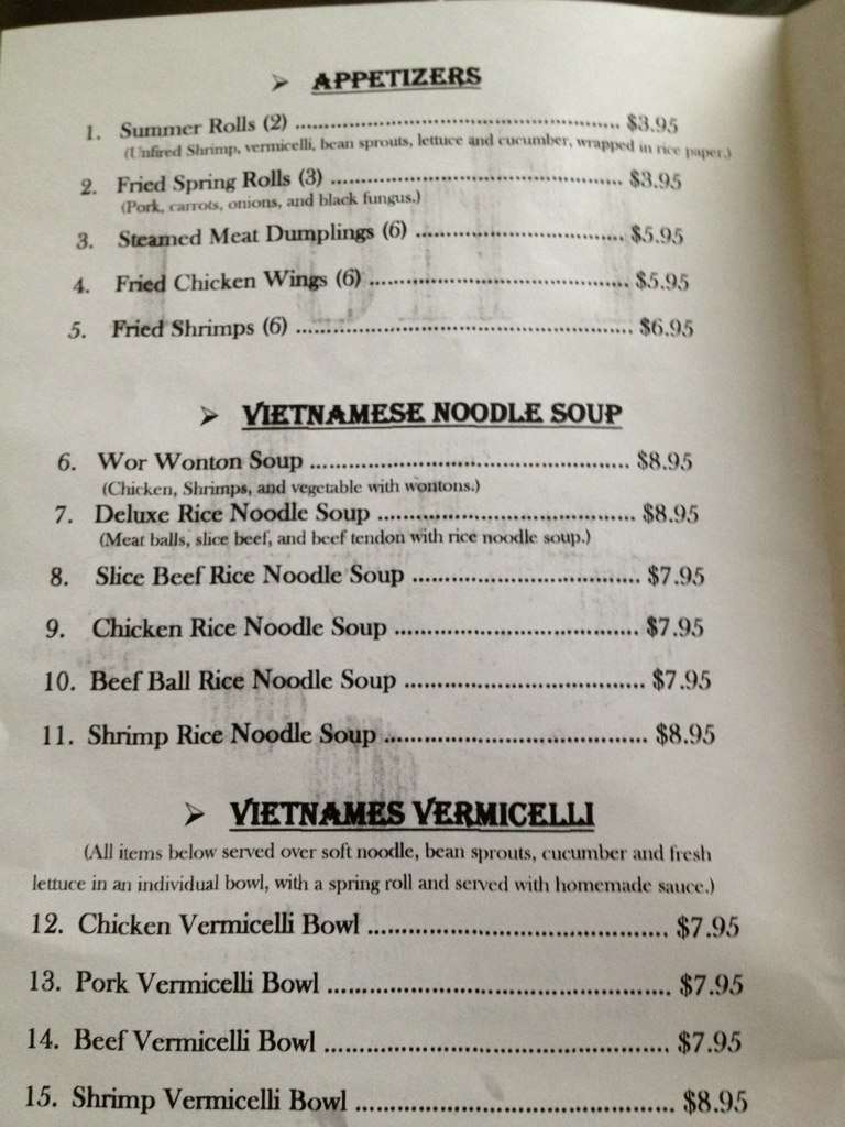 Pho 1 Menu, Menu for Pho 1, Del Mar, Laredo - Urbanspoon/Zomato