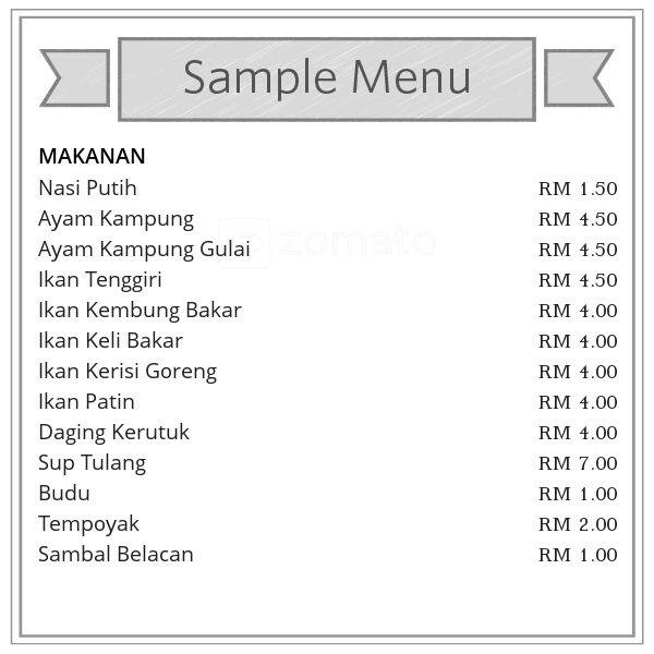 Restoran Marroy Ayam Kampung Menu - Zomato Malaysia