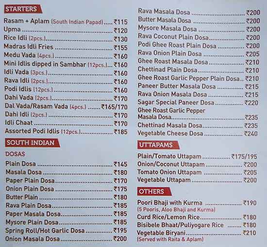 Sagar Ratna Menu Menu For Sagar Ratna Crossing Republik Ghaziabad Within a short span it spread its wings far and wide. sagar ratna crossing republik ghaziabad