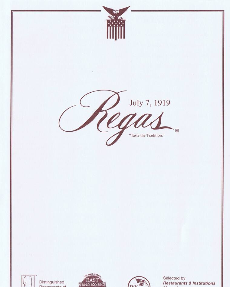 Regas Menu, Menu for Regas, Old City, Knoxville Urbanspoon/Zomato