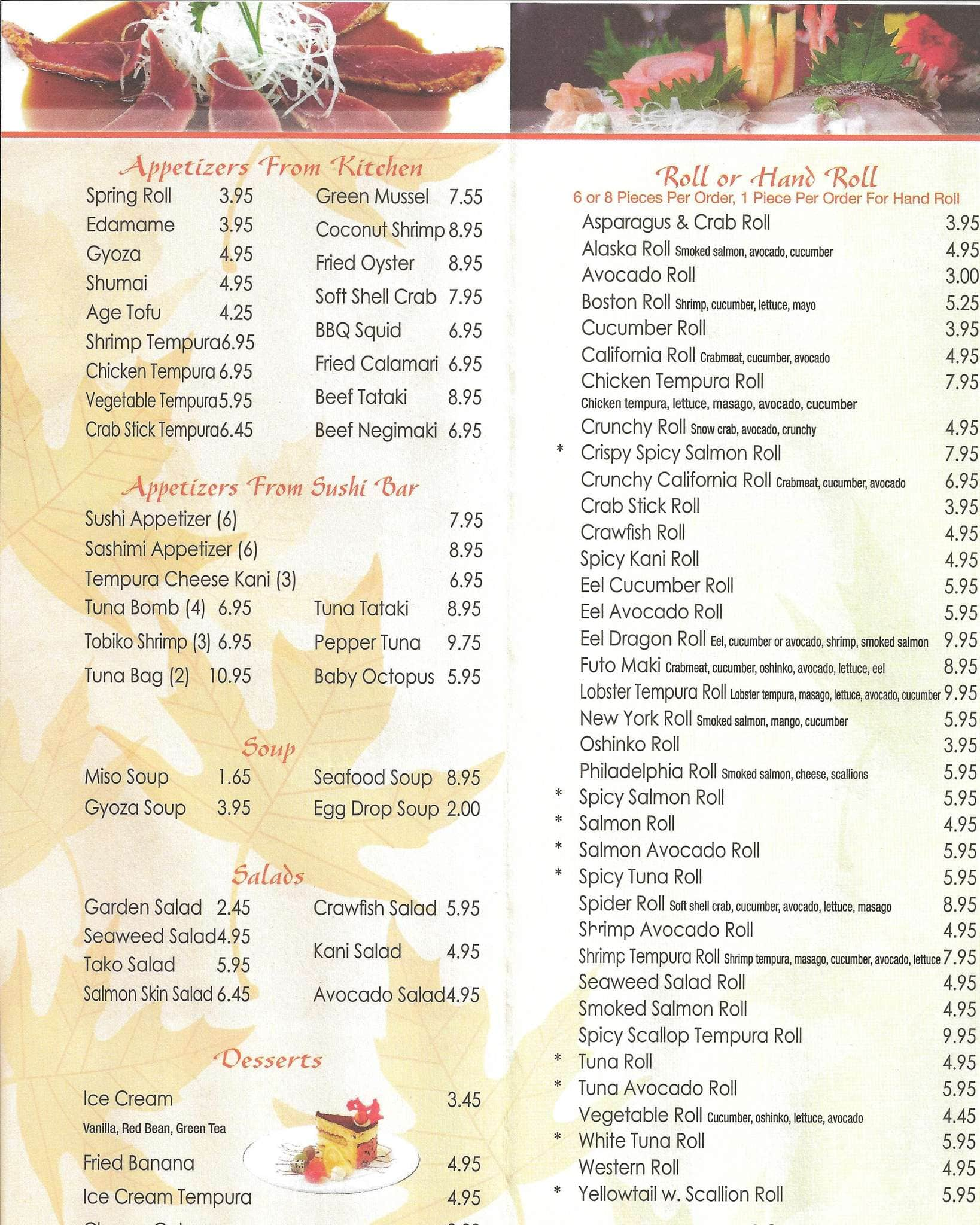 Carta De Osaka Japanese Hibachi Sushi Restaurant D Iberville   29228f60b53718d0930949a10932fe4a 