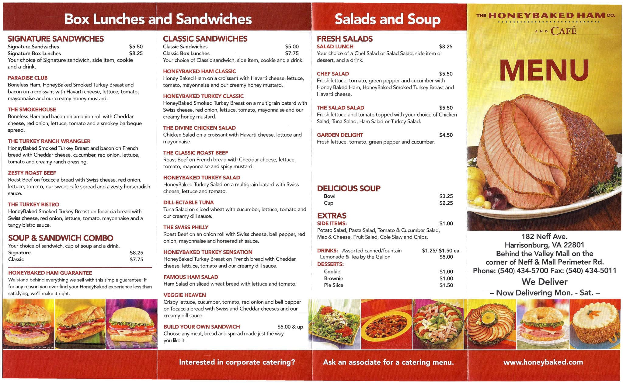 HONEYBAKED HAM CATERING MENU PDF