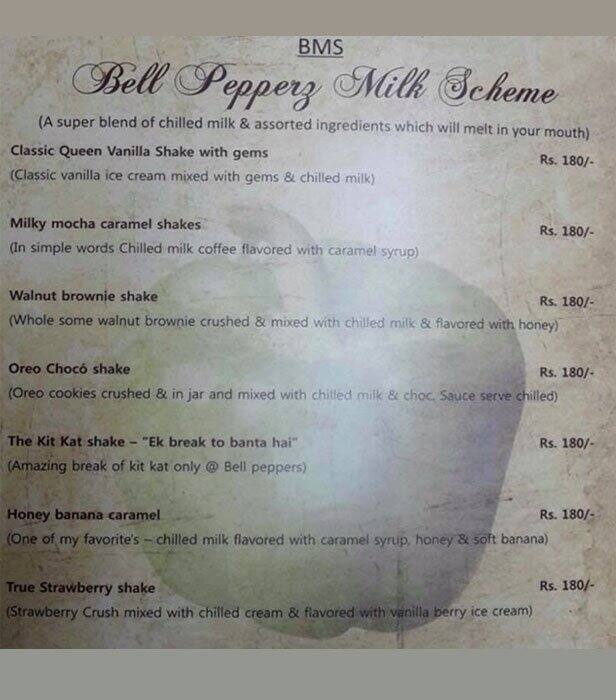 Pomodoroh by Bell Pepperz Menu Zomato