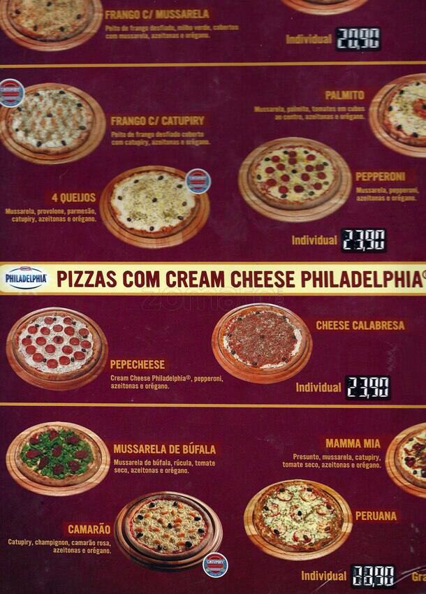 PATRONI VIAPARQUE cardápio