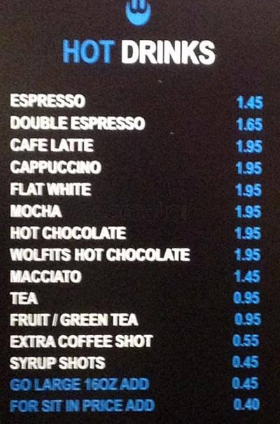 Wolfits menu