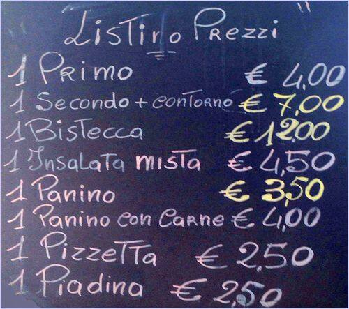 Carta de Covert Bar
