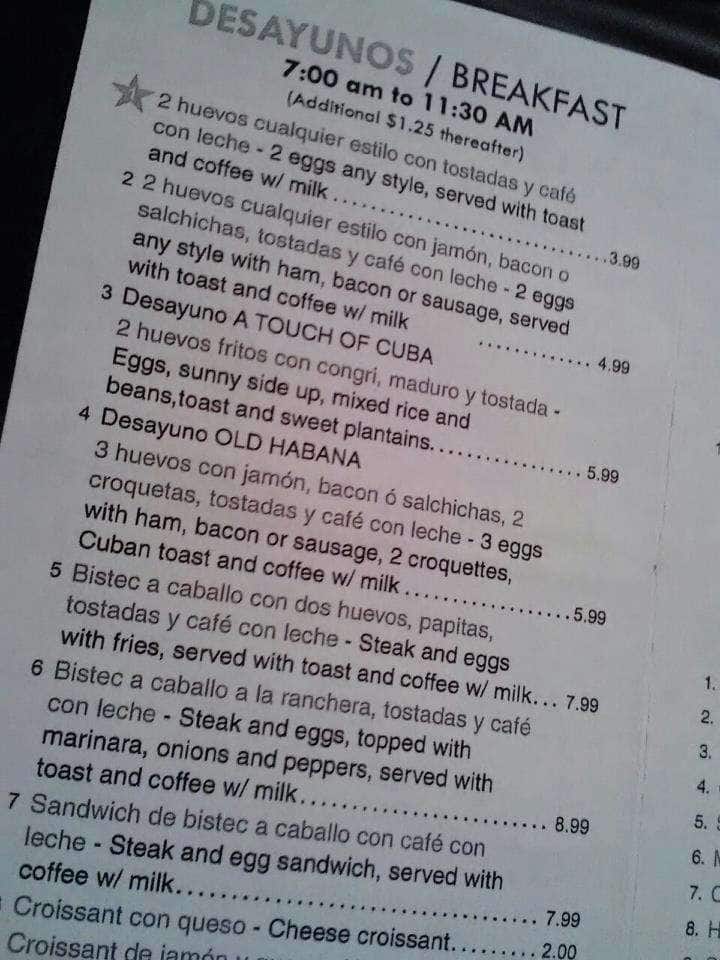 A touch of cuba restaurant online