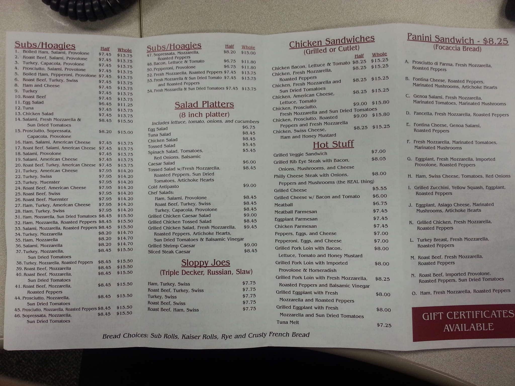 Vitales Clinton Menu - g5jtruq