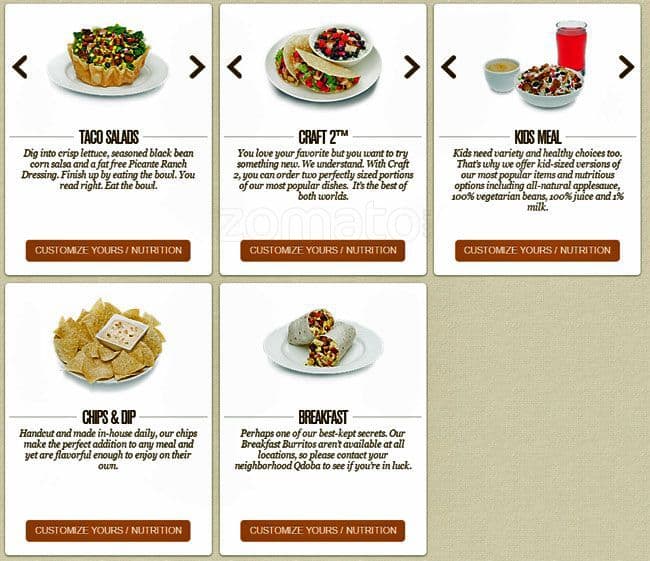 Qdoba nutrition facts pdf - WordPresscom