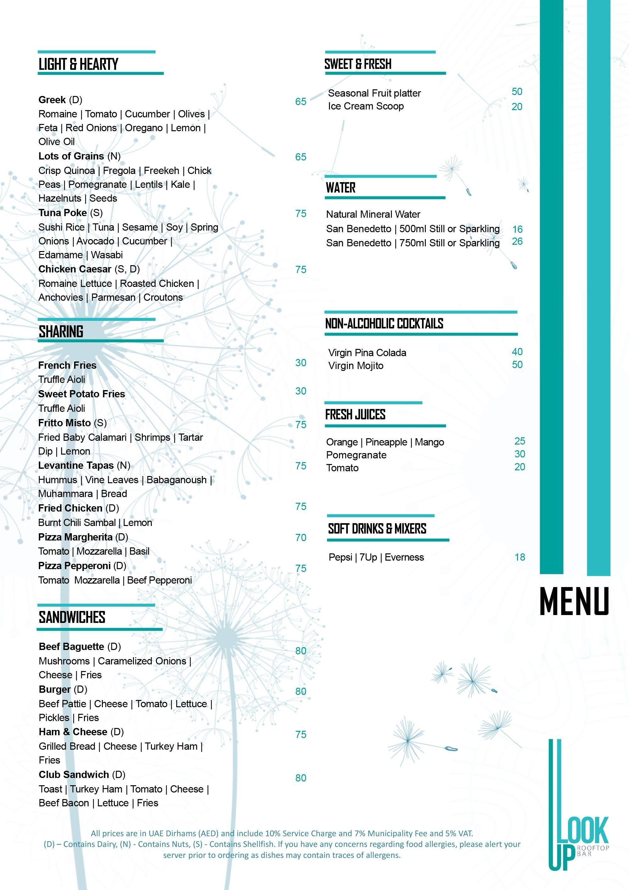 Lookup Rooftop Bar La Ville Hotel Suites Menu Zomato
