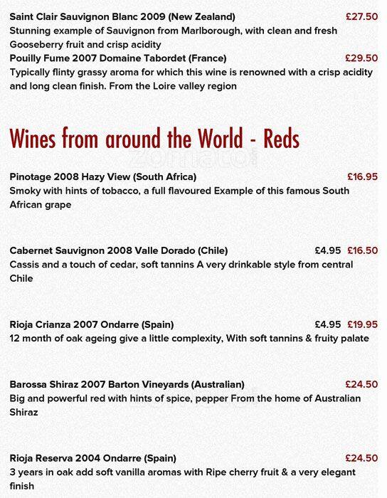Menu at Ferraris Italian Restaurant Bexley, Bexley, 2 Bexley High St