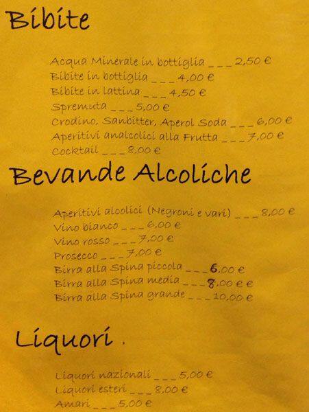 Menu di Cafe Saint George 