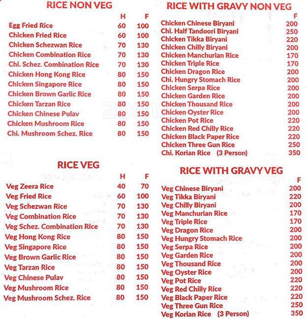 Hungry Stomach Menu, Menu for Hungry Stomach, Vasai, Mumbai Zomato