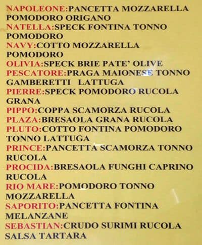 Menu de Cafè De la Plaza