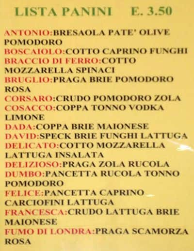 Menu de Cafè De la Plaza