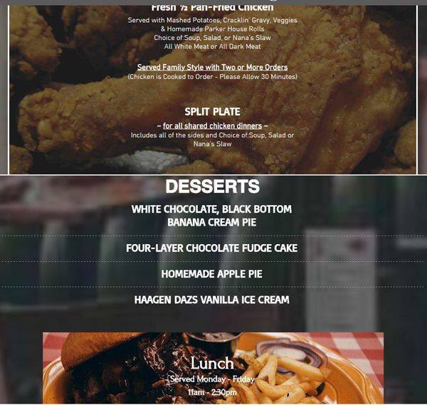 Menu At Next Door Pub Bar Castle Rock