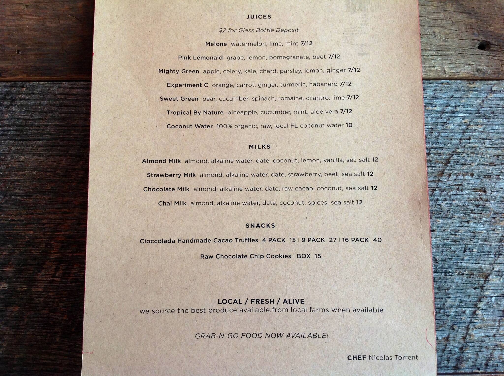 Juice Lab on Park Ave Menu, Menu for Juice Lab on Park Ave, Winter Park, Orlando Urbanspoon/Zomato