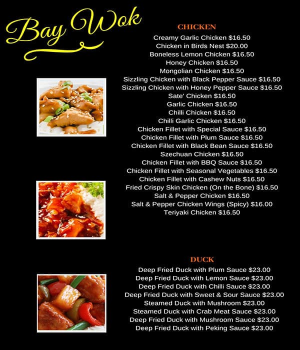 Menu at BayGrillz at Bramble Bay Bowls Club, Woody Point