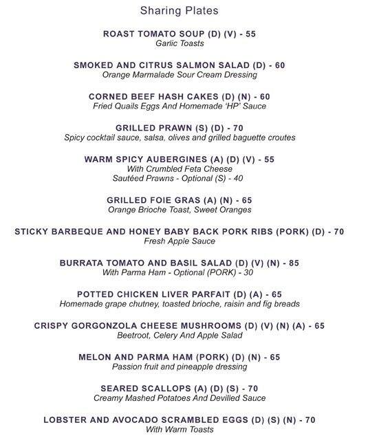 Rhodes Twenty10 Le Royal Meridien Beach Resort and Spa Menu Zomato