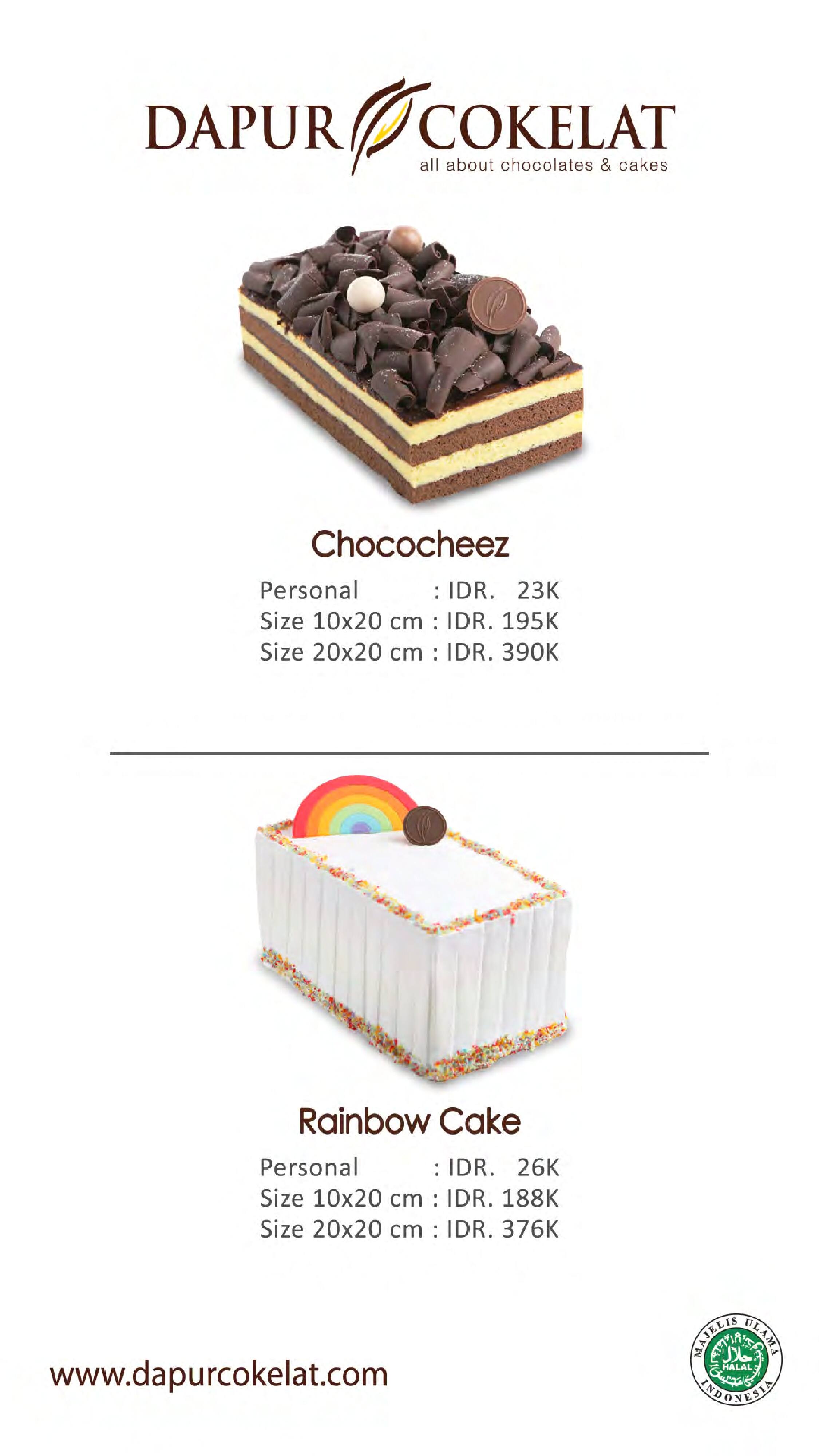 Dapur Cokelat Menu, Menu for Dapur Cokelat, Green Ville, Jakarta Dapur Cokelat Menu, Menu for Dapur Cokelat, Green Ville, Jakarta