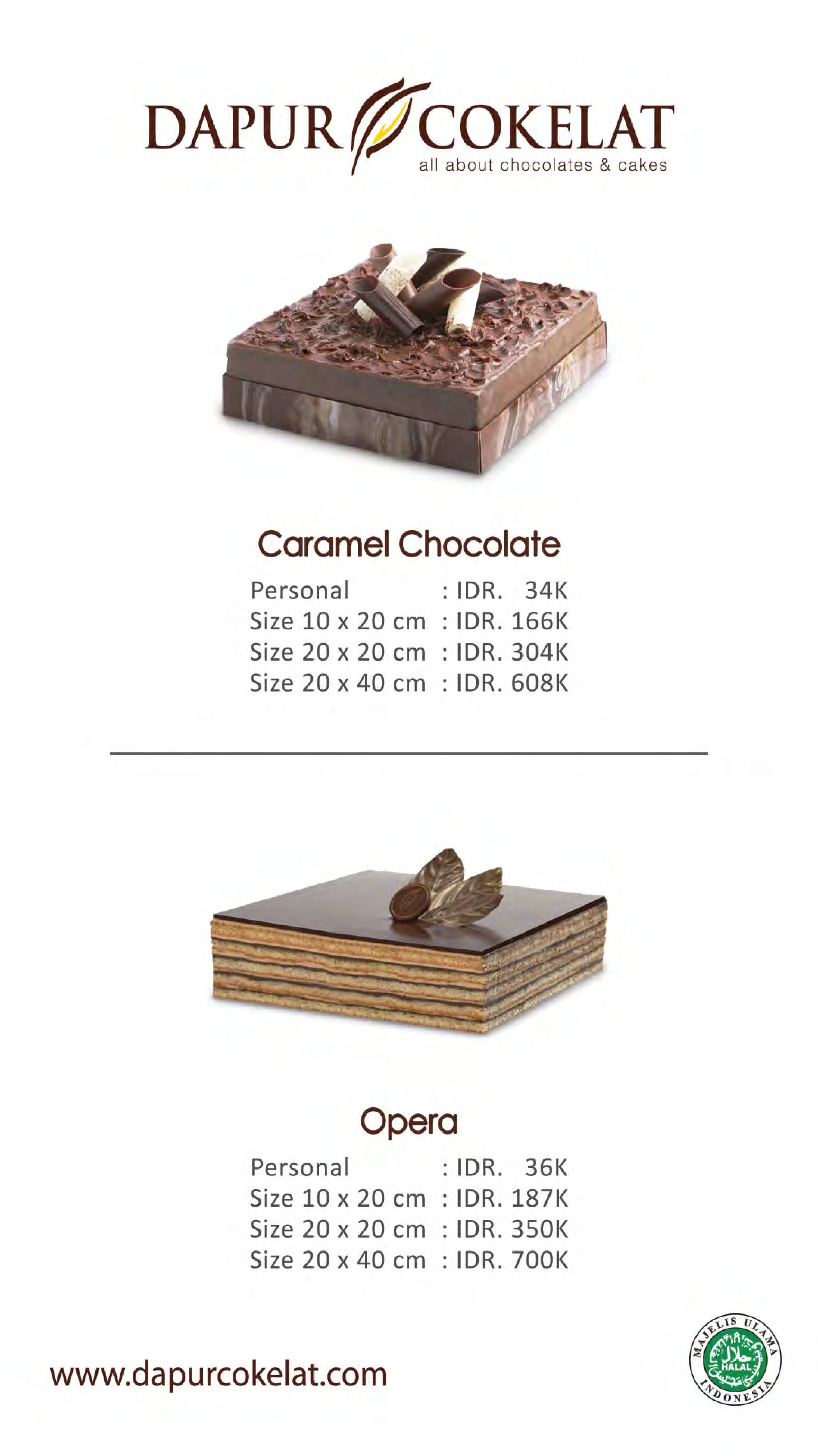 Dapur Cokelat Menu, Menu for Dapur Cokelat, Green Ville, Jakarta